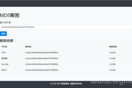 多接口MD5解密平台源码