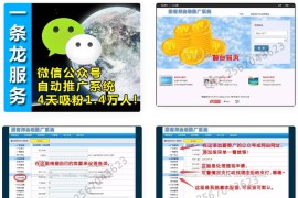 微信公众号自动添加真人粉丝的裂变系统淘宝客和网页增加活人浏览微商赚钱必备,非小程序