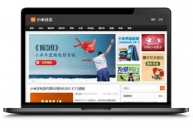 WordPress精仿小米社区简洁大气主题模板Misq