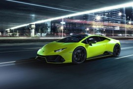 绿色跑车 兰博基尼 Huracan Evo Fluo Capsule 4k桌面壁纸