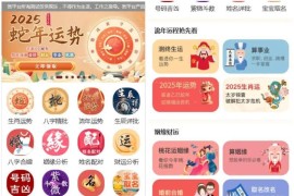 2025新版修复蛇年运势测试风水起名系统源码/八字算命/财运姻缘/周易/运势测算/塔罗牌占卜